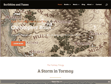 Tablet Screenshot of christopherbunn.com